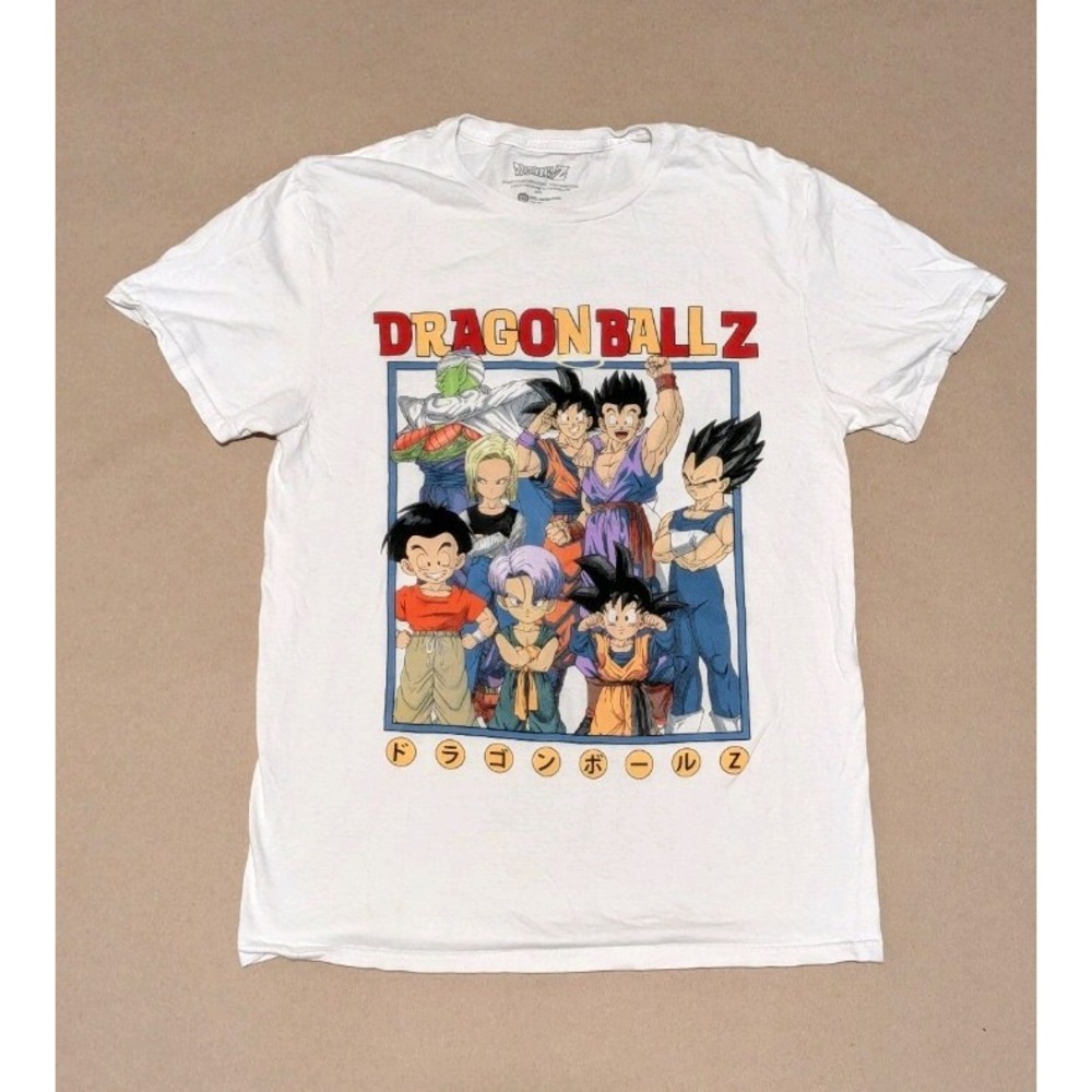 Dragon ball Z MENS t shirt - White SMALL Toei Animation ANIME Classic
